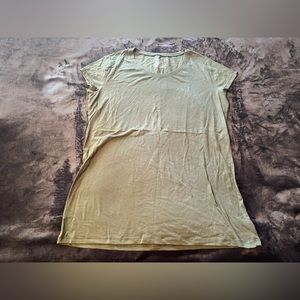 No Boundaries Scoop Neck Green Short Sleeve Shirt Size XL